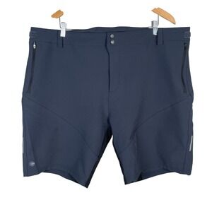 Aerotech Designs Mountain Bike Cycling Shorts‎ Mens 3XL Black Adjustable Waist